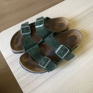 Birkenstock Arizona soft footbed green